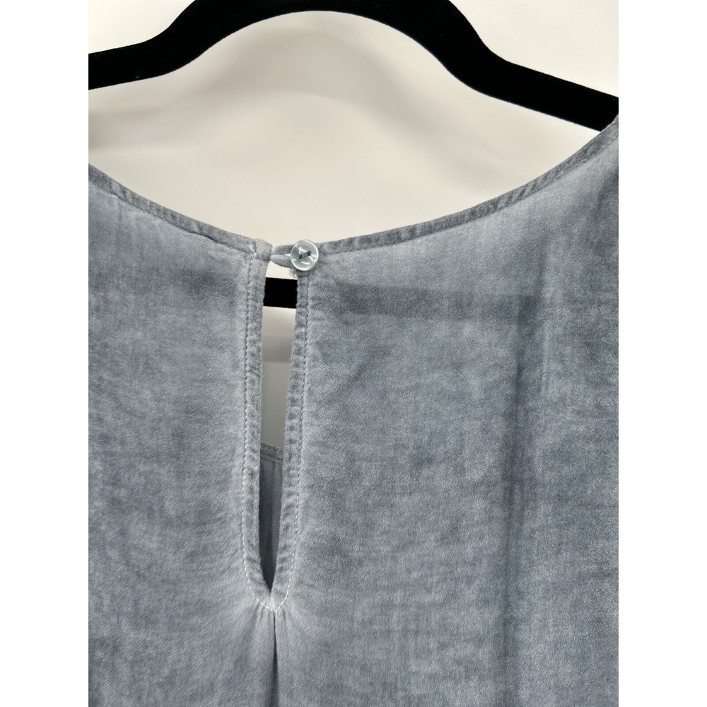 Young Fabulous & Broke (YFB) Sz M Gray Dress Lace Side Panels Sleeveless Beachy - Picture 6 of 10